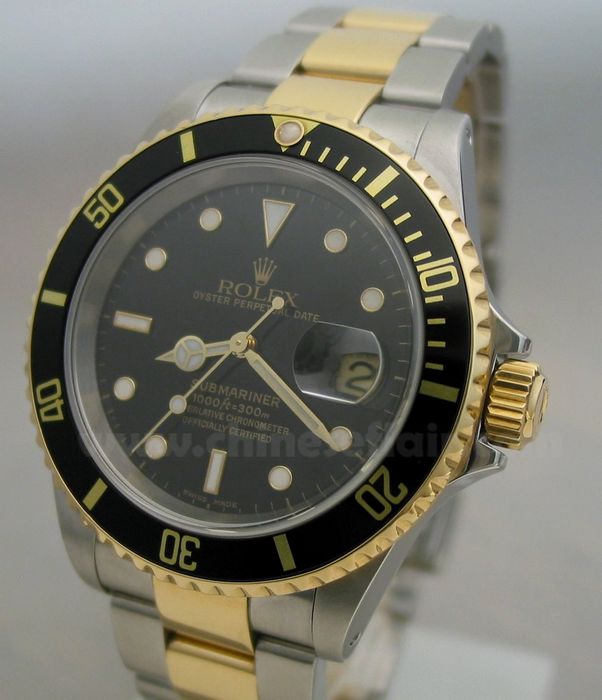Rolex Submariner Black Face 2-Tone Classic Model 40MM
